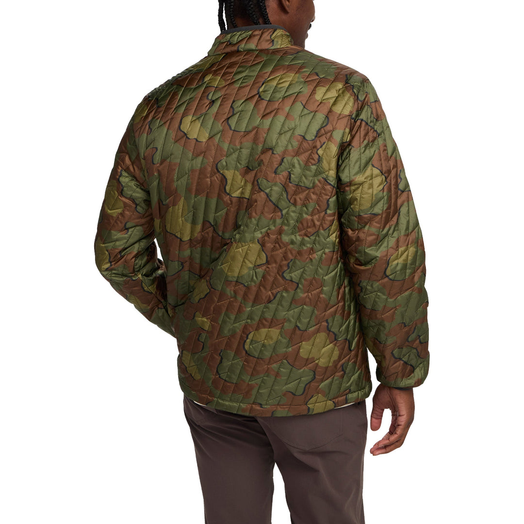 Howler Brothers Voltage Quilted Jacket, Mimetico : Fatigue, back view