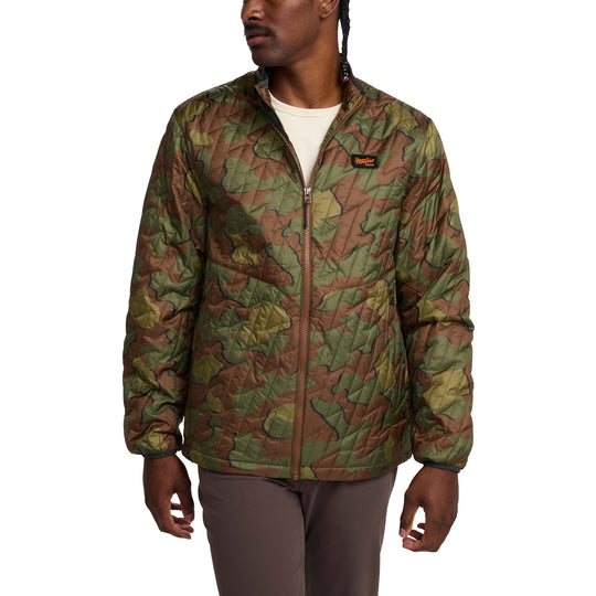 Howler Brothers Voltage Quilted Jacket, Mimetico : Fatigue, front view, view 2
