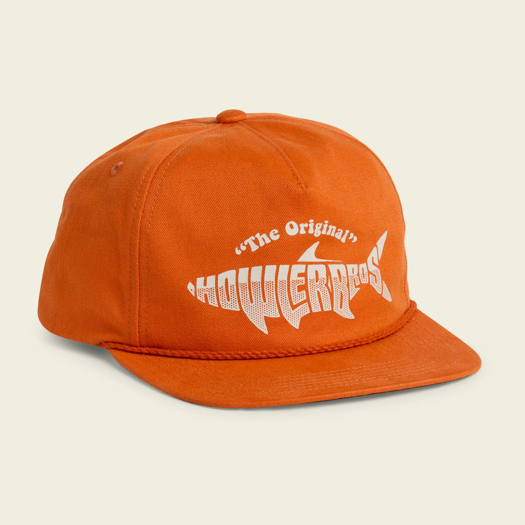 Howler Brothers Unstructured Snapback Hats - Silver King : Toasted Orange