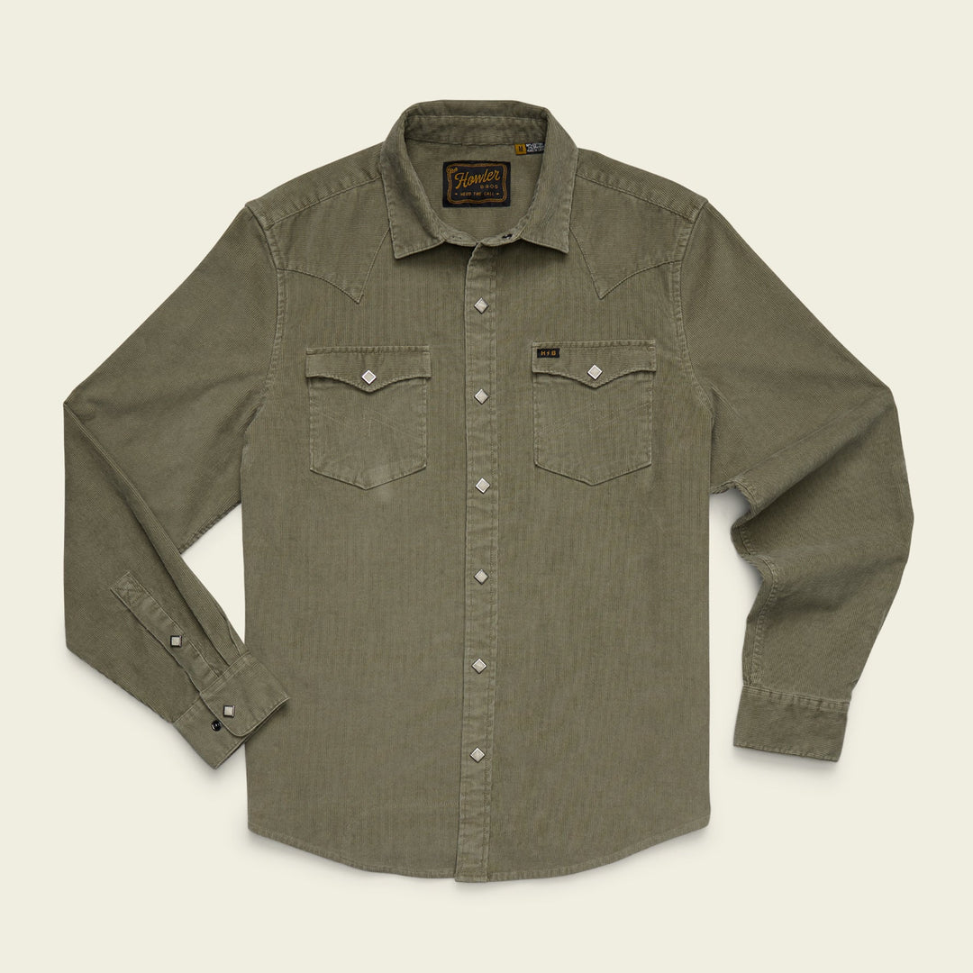 Howler Brothers Banning Corduroy Snapshirt | Tailwaters Fly Fishing