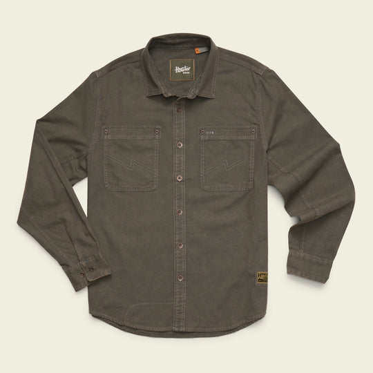 Howler Brothers HB Trade Shirt, Anthracite, front view
