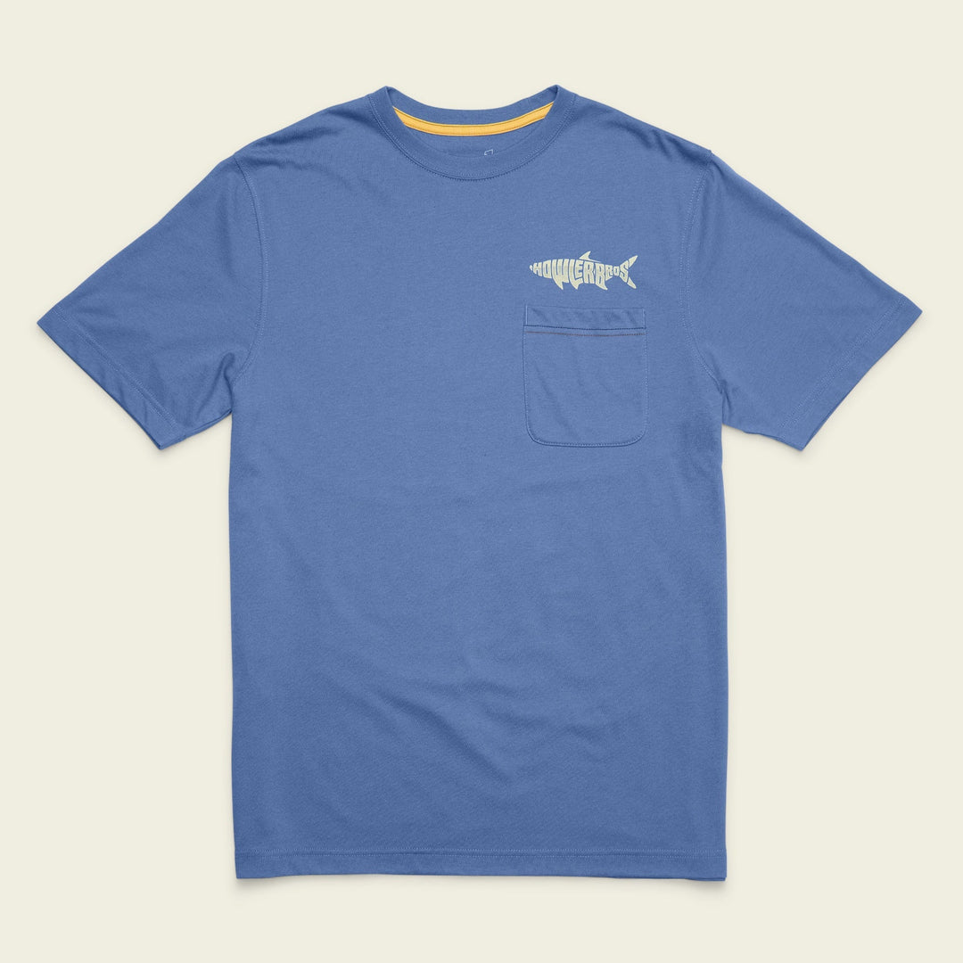 Howler Brothers Pocket T-Shirt, Silver King : Blue Horizon, front view, view 2
