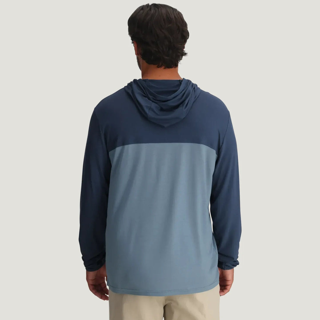 Free Fly Men's Bamboo Hybrid Hoodie, view 4