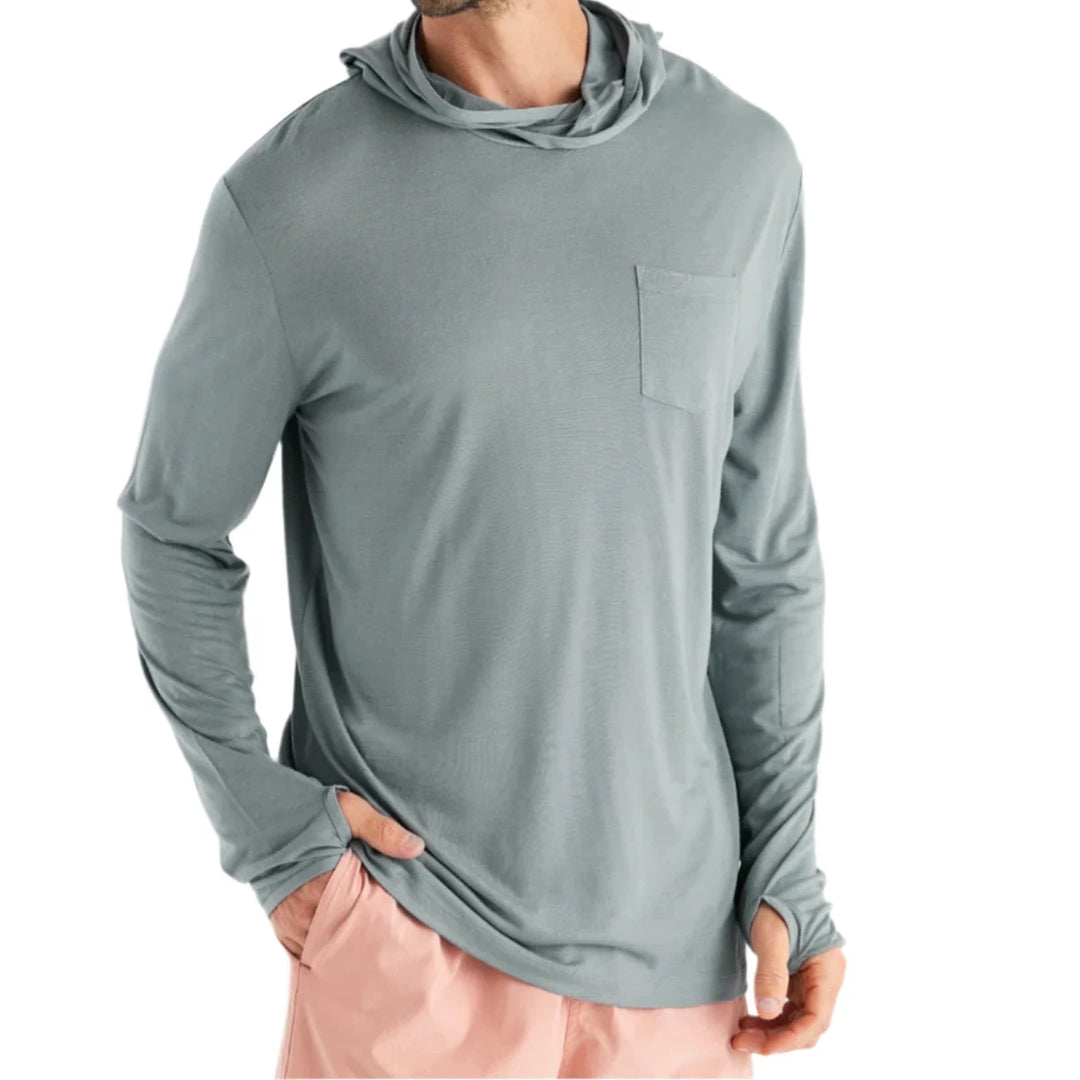 Free Fly Men's Bamboo Lightweight Hoodie, Slate