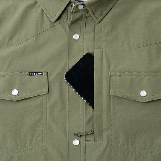 Poncho The Fence Stretcher Long Sleeve, view 7