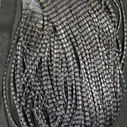 Hareline Grizzly Flutter Legs, view 6