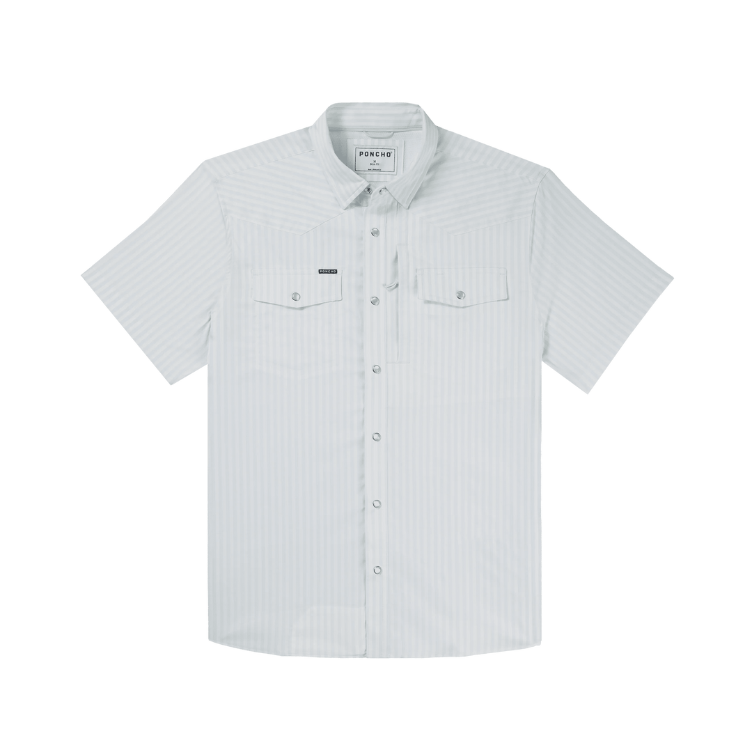 Poncho The Get In Line Short Sleeve Shirt, Line No Bg
