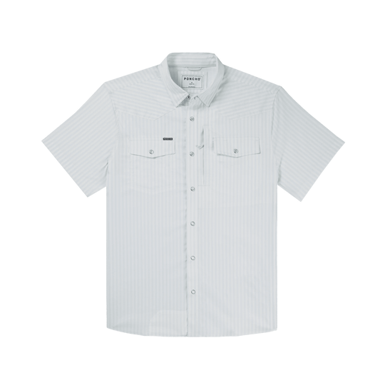 Poncho The Get In Line Short Sleeve Shirt, Line No Bg