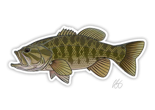 Casey Underwood Guadalupe Bass Decal, Guadalupe Bass