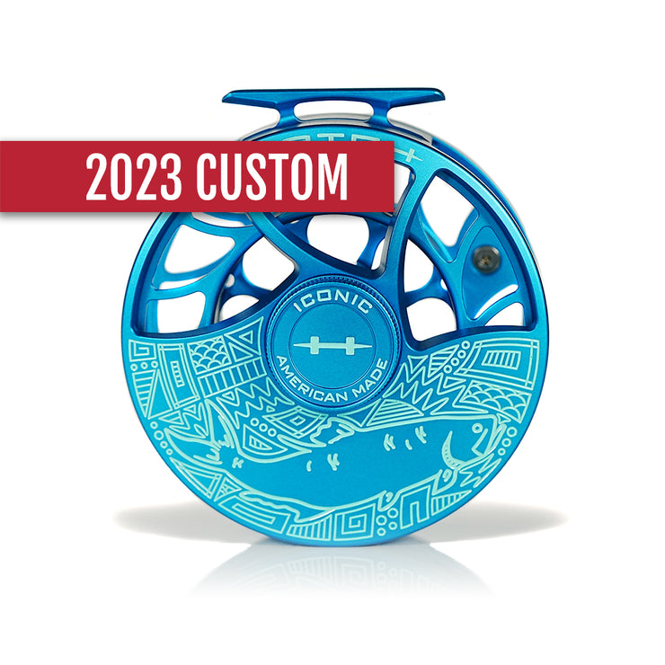 Hatch Iconic 11 Plus Fly Reel - Saltwater Slam 11+ / Large Arbor
