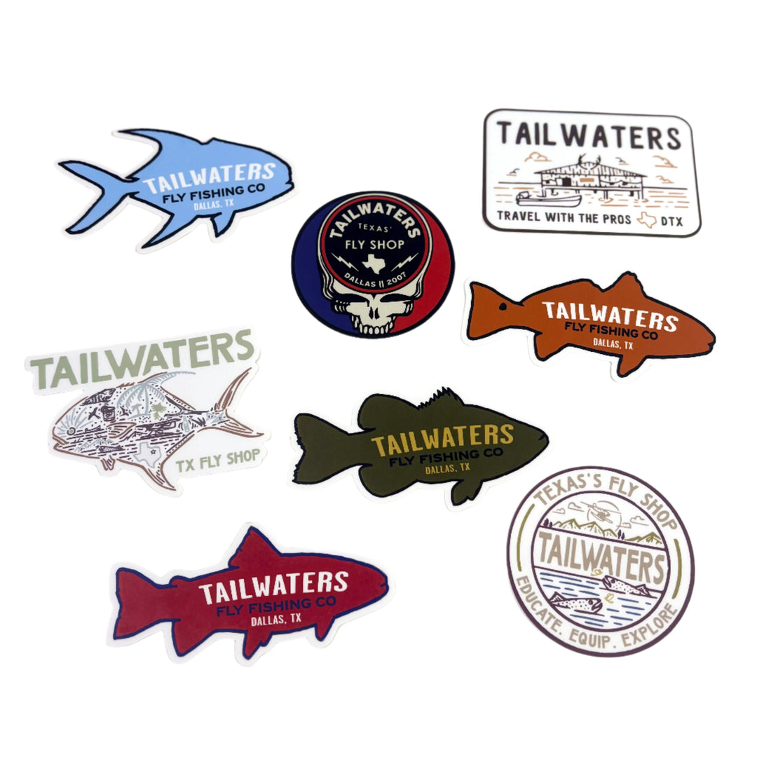 Tailwaters Fly Fishing Ultimate Tailwaters Sticker Pack