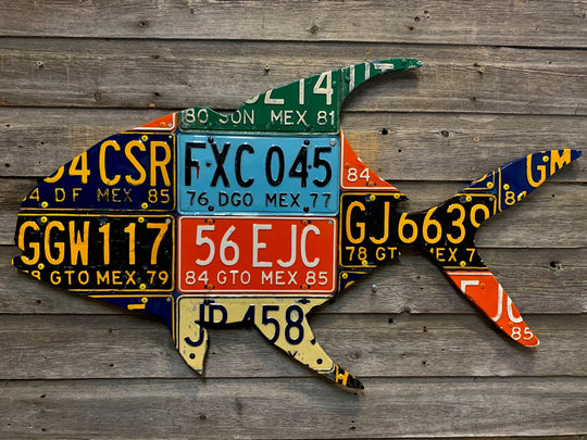 Cody's Fish Mexico Grand Slam License Plate Art Bundle (Permit/Tarpon/Bonefish), view 2