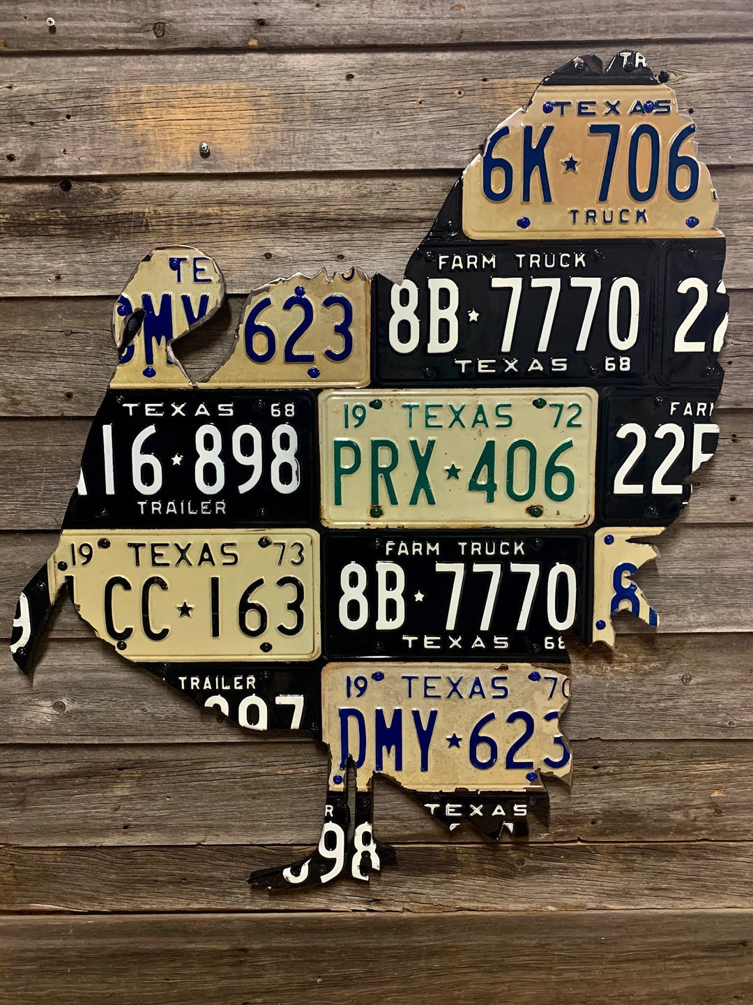 Cody's Fish Texas Turkey License Plate Art
