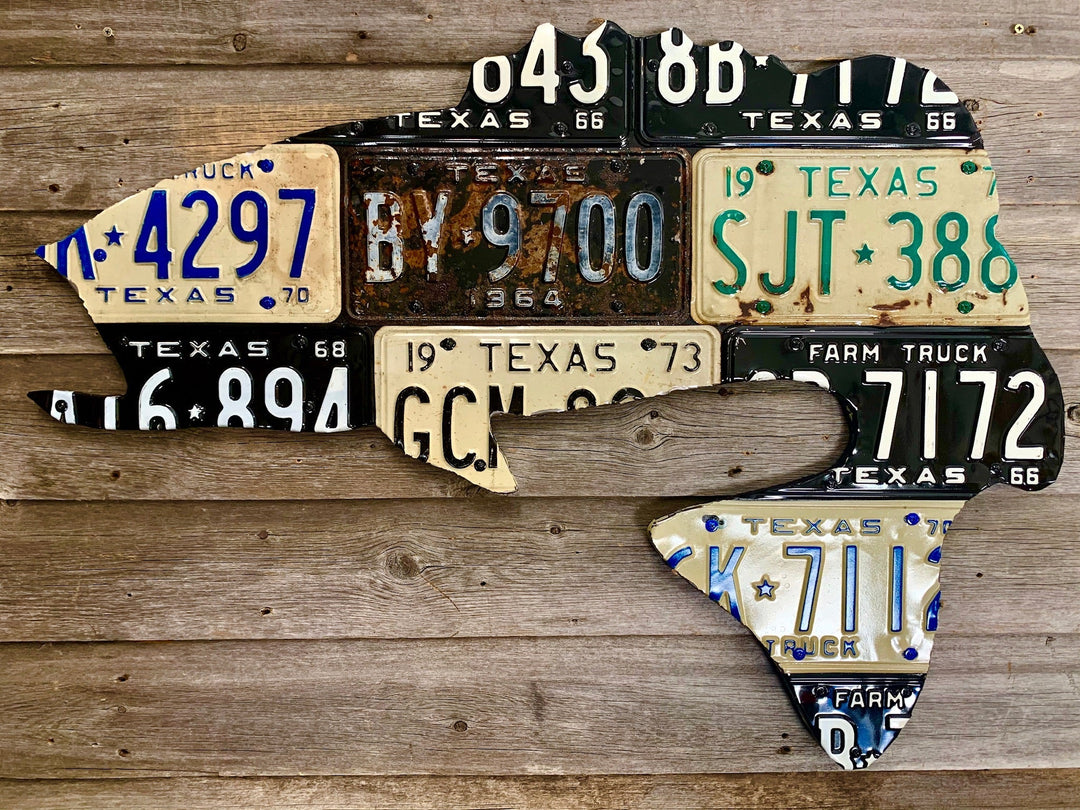 Cody's Fish Texas Largemouth Bass License Plate Art