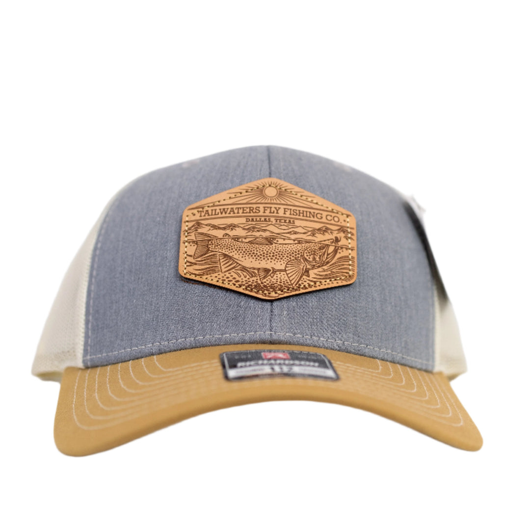 Tailwaters Fly Fishing X Casey Underwood Range Leather Patch Hat, view 2