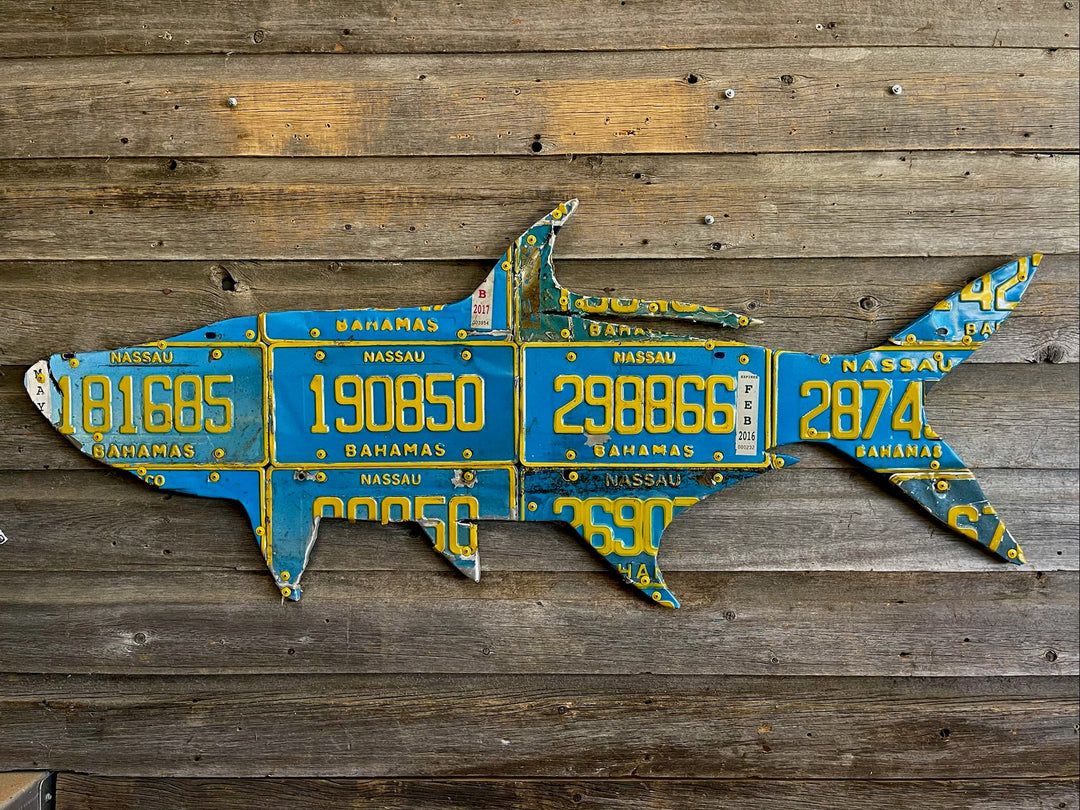 Cody's Fish Bahamas Tarpon License Plate Art
