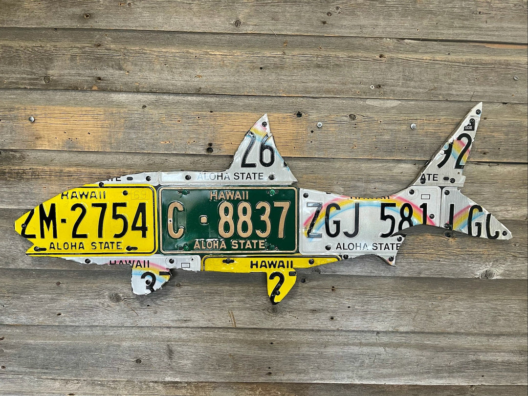 Cody's Fish Hawaii Bonefish License Plate Art