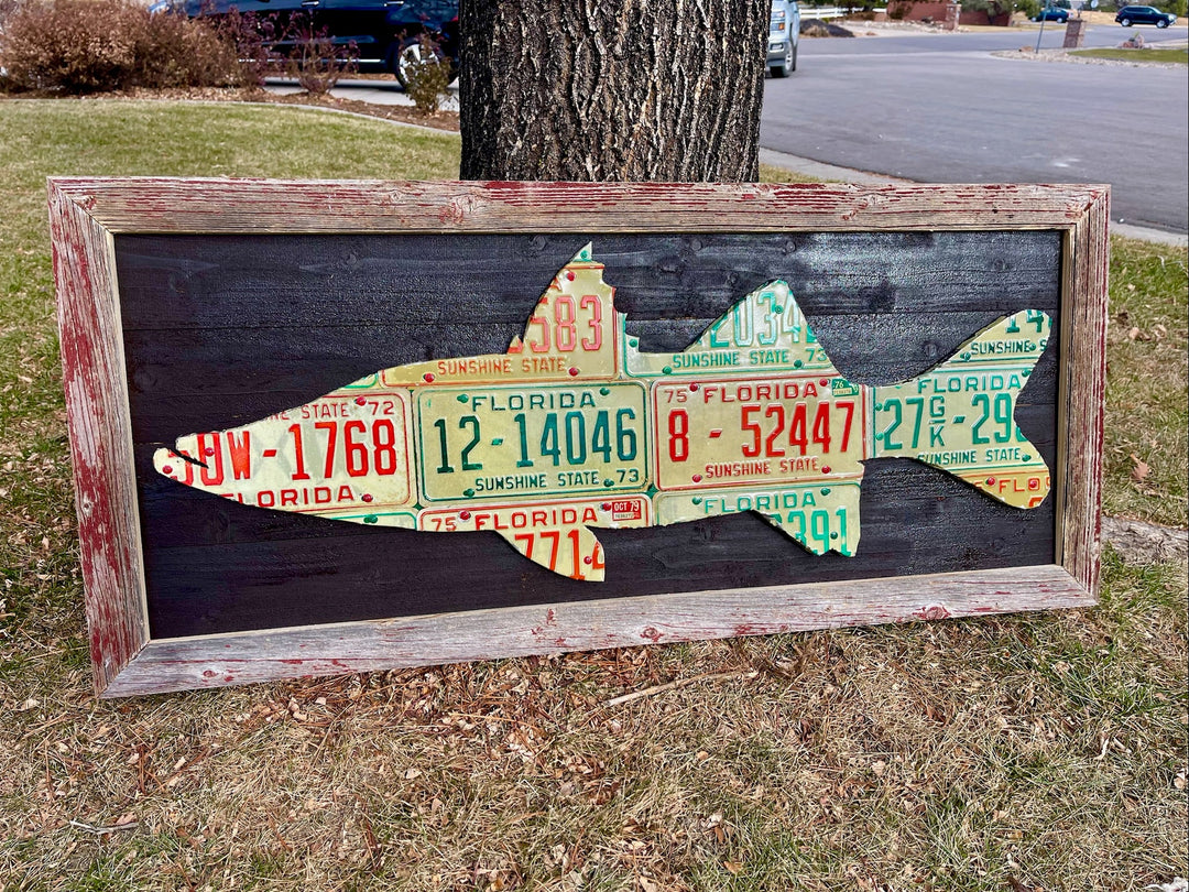 Cody's Fish Florida Snook License Plate Art, view 3