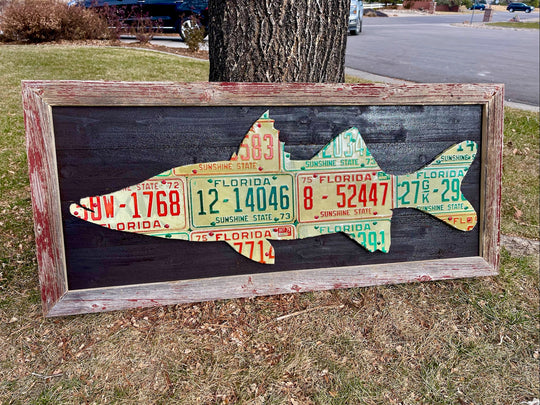 Cody's Fish Florida Snook License Plate Art, view 3