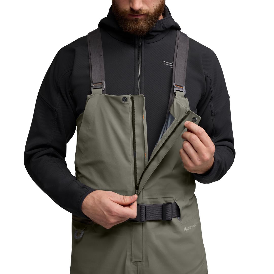 Sitka CAT-5 Bib, Brown, view 4