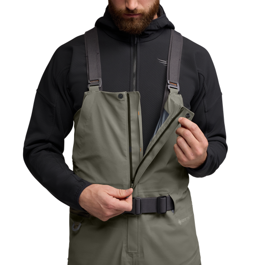 Sitka CAT-5 Bib, Brown, view 4