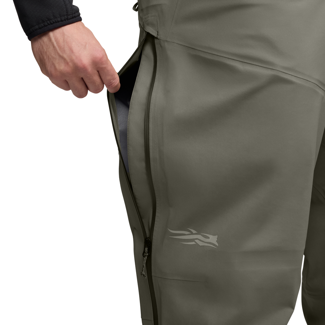 Sitka CAT-5 Bib, Brown, view 6