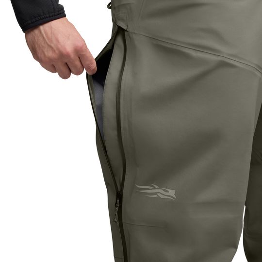 Sitka CAT-5 Bib, Brown, view 6