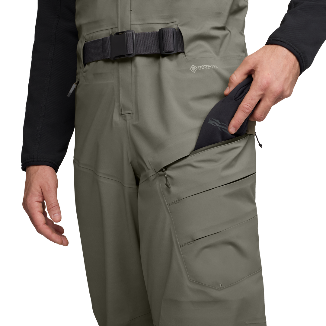 Sitka CAT-5 Bib, Brown, view 7