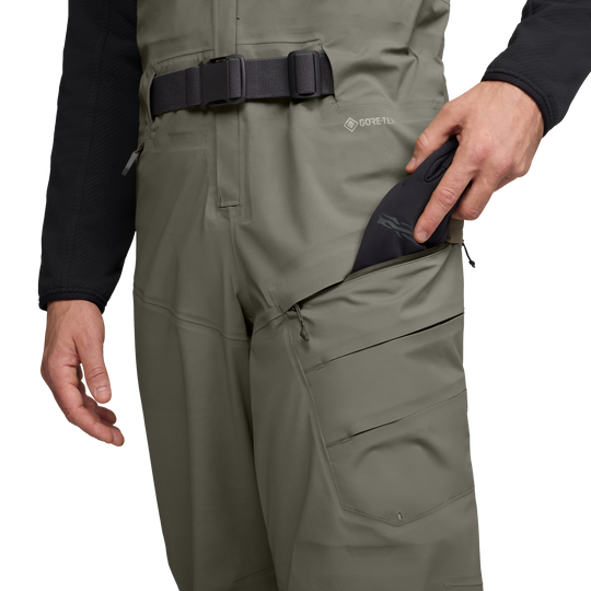 Sitka CAT-5 Bib, Brown, view 7
