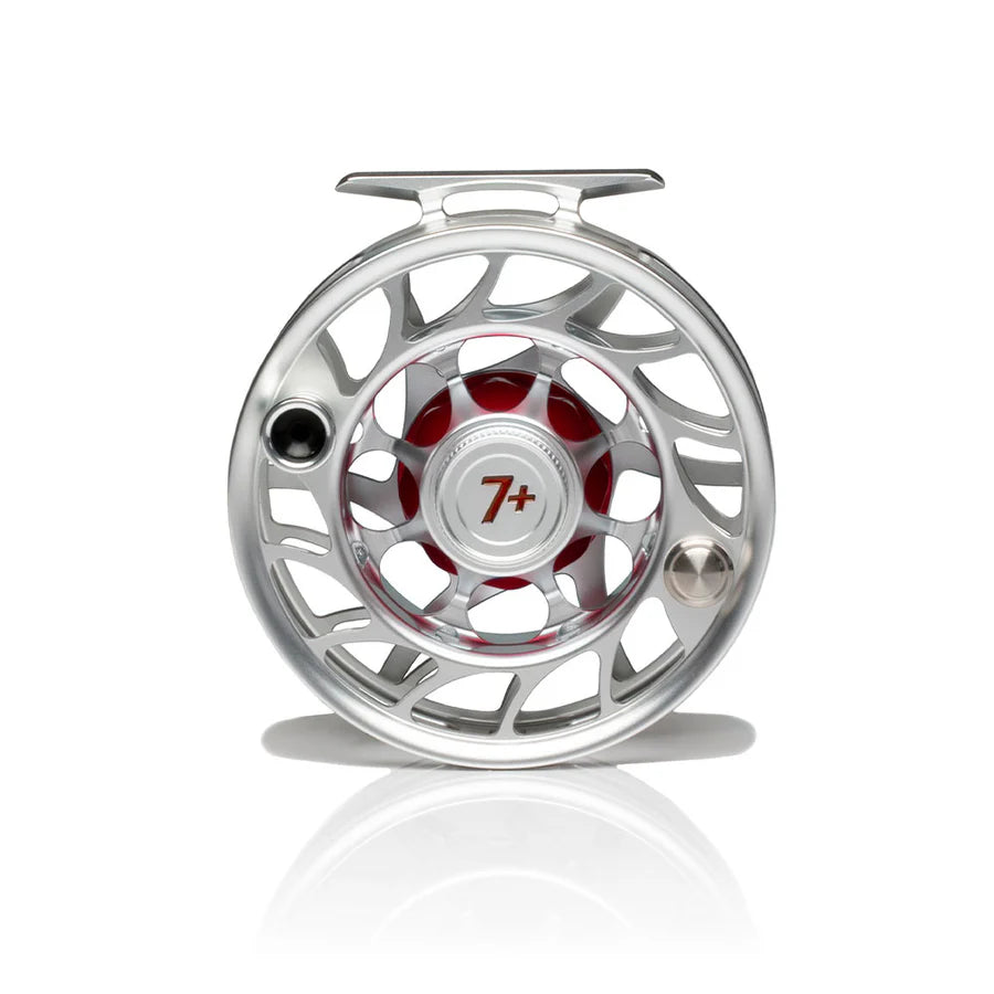 Hatch Iconic 7 Plus Fly Reel, Large Arbor, back view, view 2