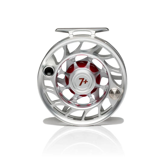 Hatch Iconic 7 Plus Fly Reel, Large Arbor, back view, view 2