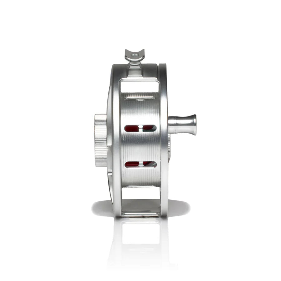 Hatch Iconic 7 Plus Fly Reel, Large Arbor, side view