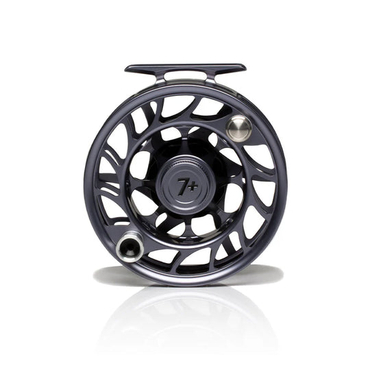 Hatch Iconic 7 Plus Fly Reel, Large Arbor, back view, view 3