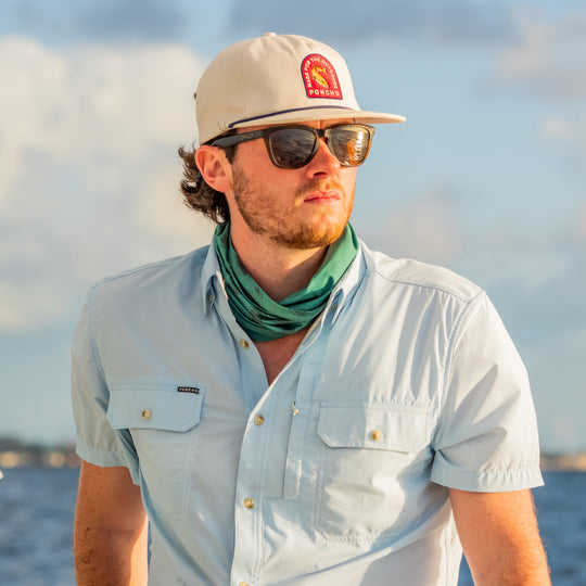 Poncho Blue Steel Short Sleeve Shirt, view 5