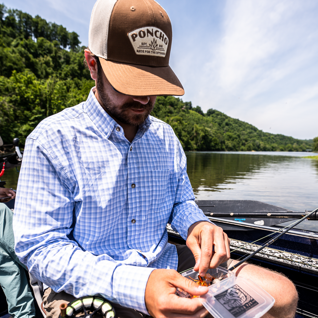 Poncho The Kingfish Long Sleeve Shirt, view 2