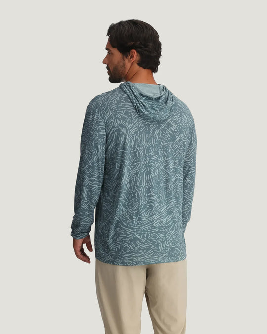 Free Fly Men's Bamboo Lightweight Hoodie, Lwh, view 2