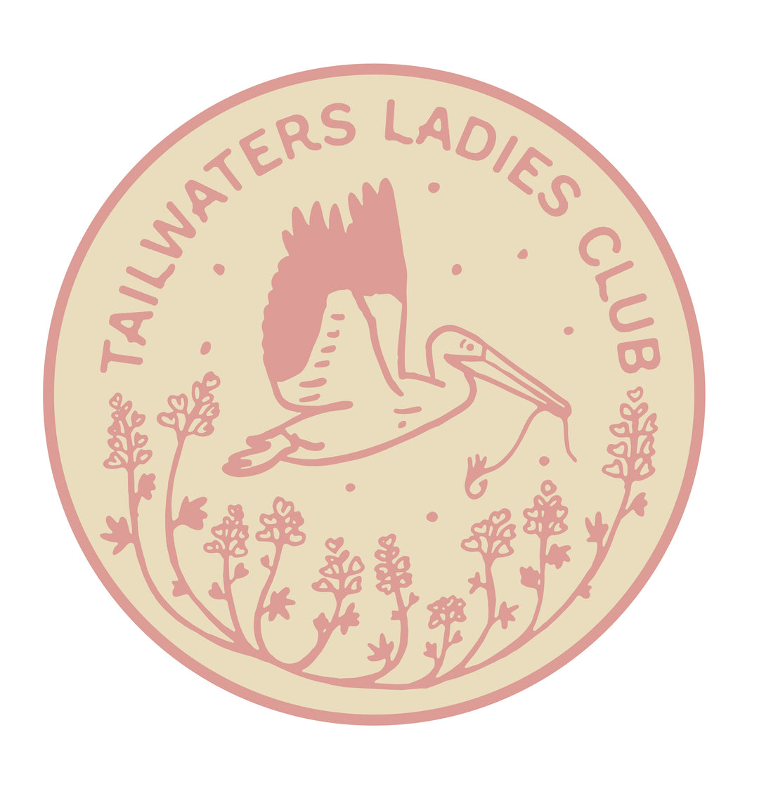 Tailwaters Fly Fishing Ladies Club Open Skies Sticker