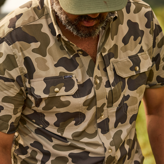 Poncho The Cuernavaca Short Sleeve Shirt, worn, view 2