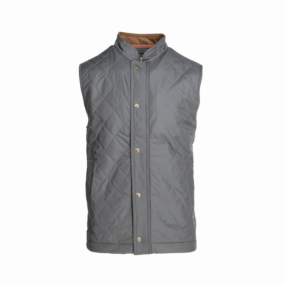 Tom Beckbe Loudoun Quilted Vest, Bluestone