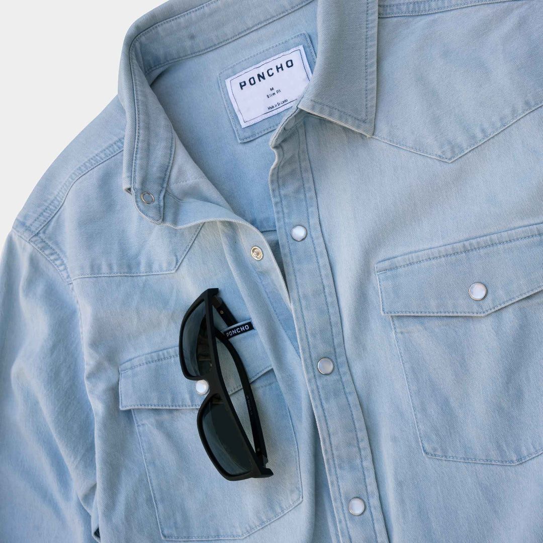 Poncho The Marfa Long Sleeve Shirt, view 3