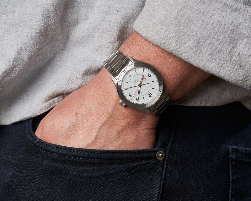 Oak & Oscar The Humboldt GMT - White Dial, view 2