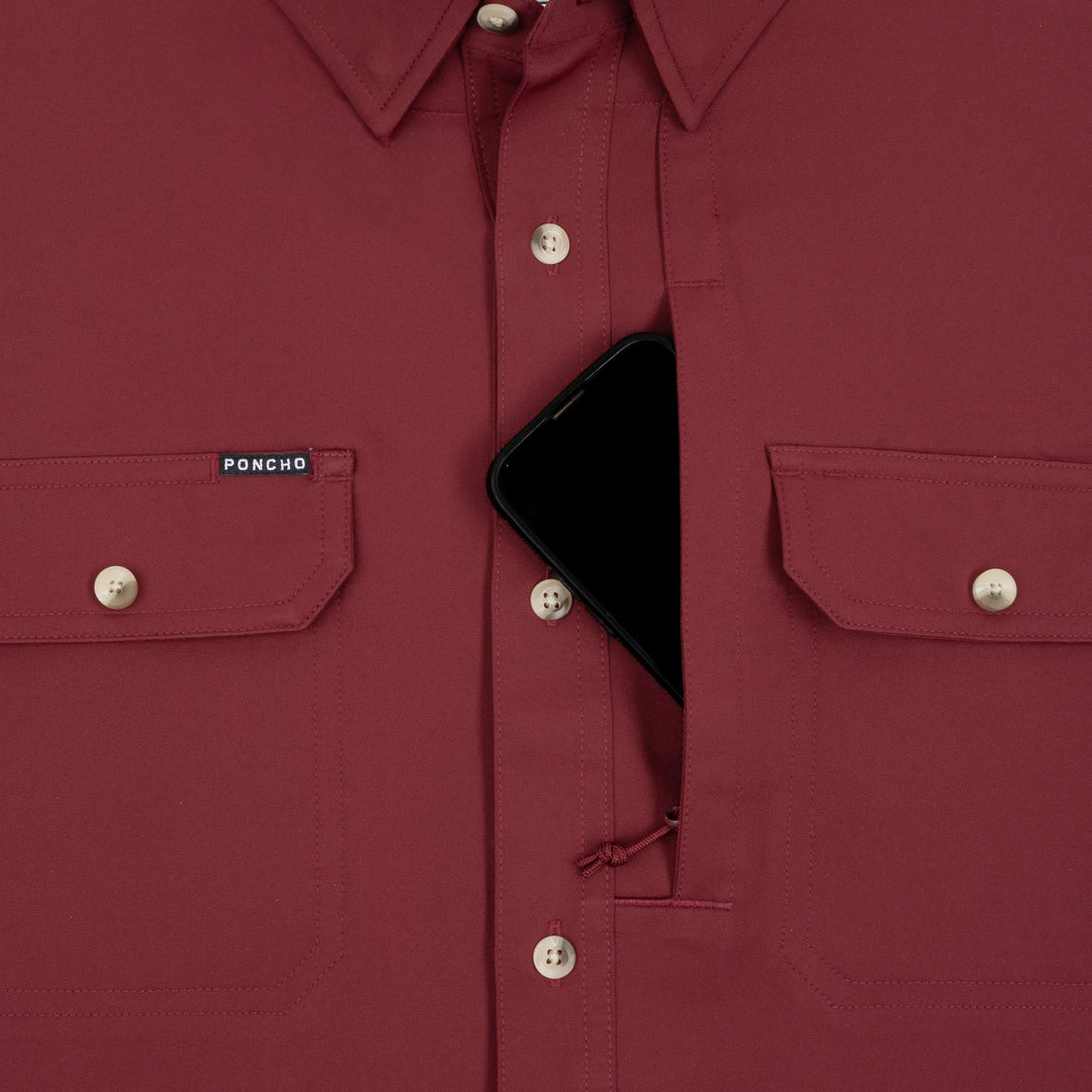 Poncho The Old Army Long Sleeve Shirt, detail, view 2