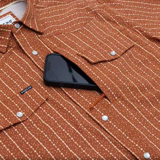 Poncho The Earl Short Sleeve Shirt, Poncho Flats, view 2