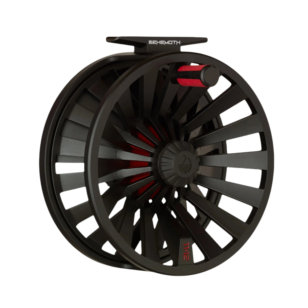 Redington Behemoth Reel, Black, front view