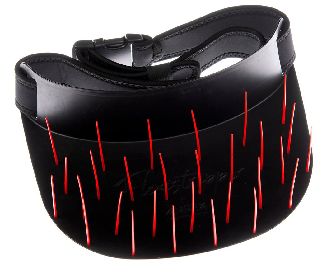 Hareline Ahrex Black with RED Pegs Flexistripper