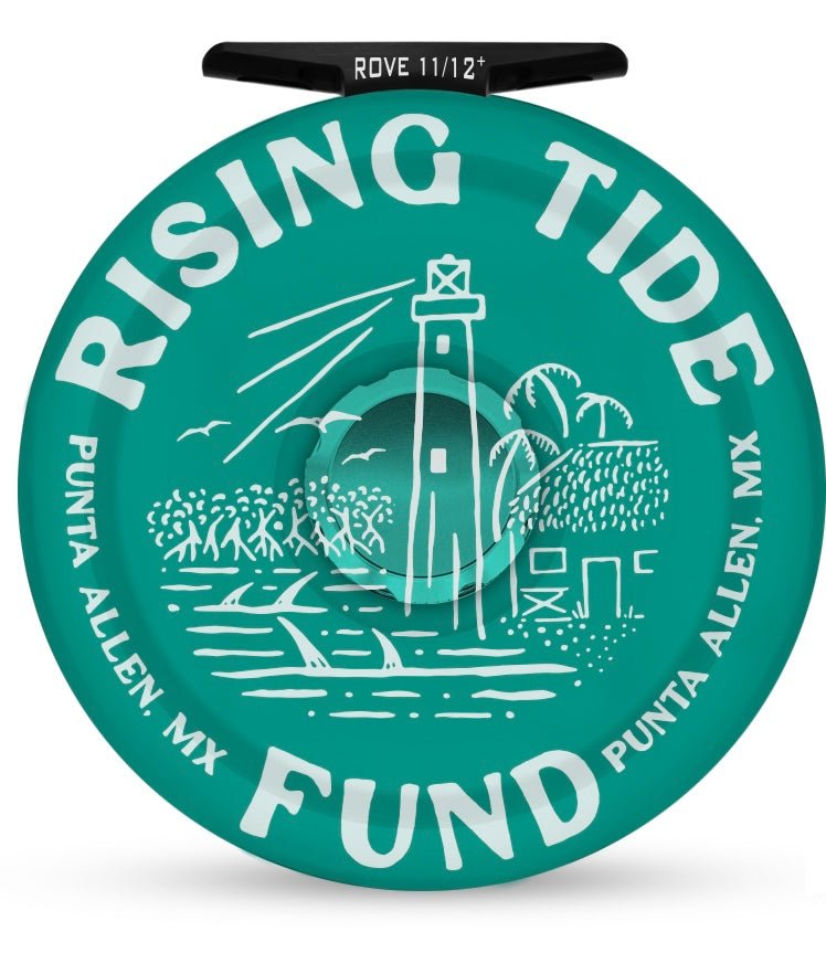 Abel Rove 11/12+ Custom Rising Tide Fund Reel, Rtlighthouselogowithtext