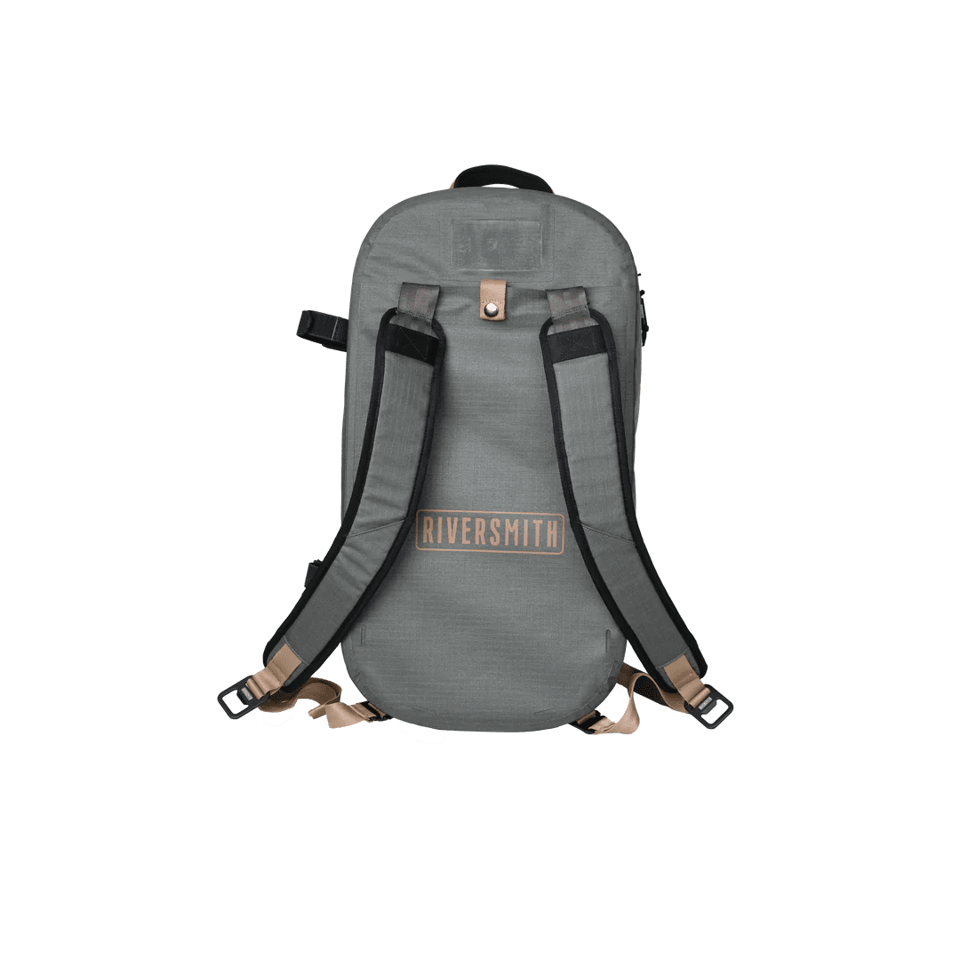 Riversmith Convoy Duffel, Shadow Kelp, back view