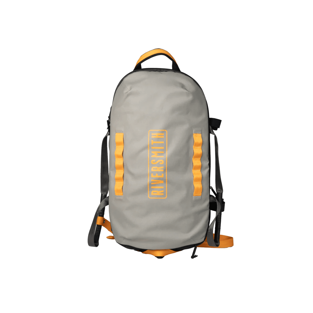 Riversmith Convoy Duffel, Gray Cadmium, front view