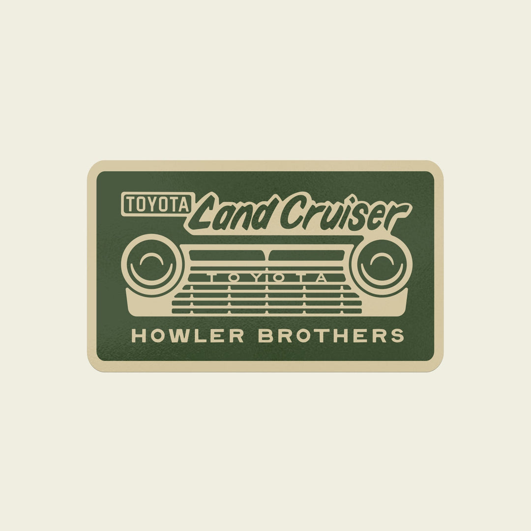 Howler Brothers HB X Land Cruiser Overlander Sticker | Tailwaters Fly Fishing