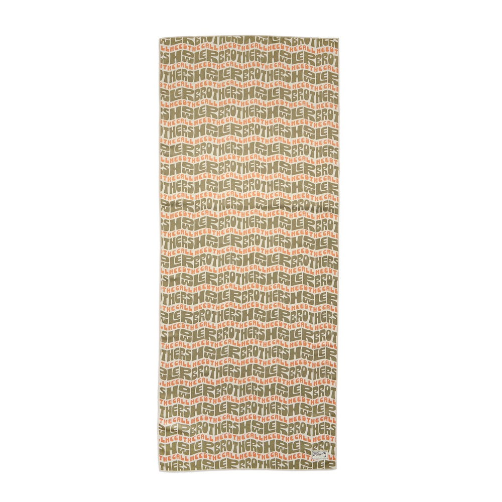 Howler Brothers McKinney Microfiber Towel, HB Flow : Sand, front view